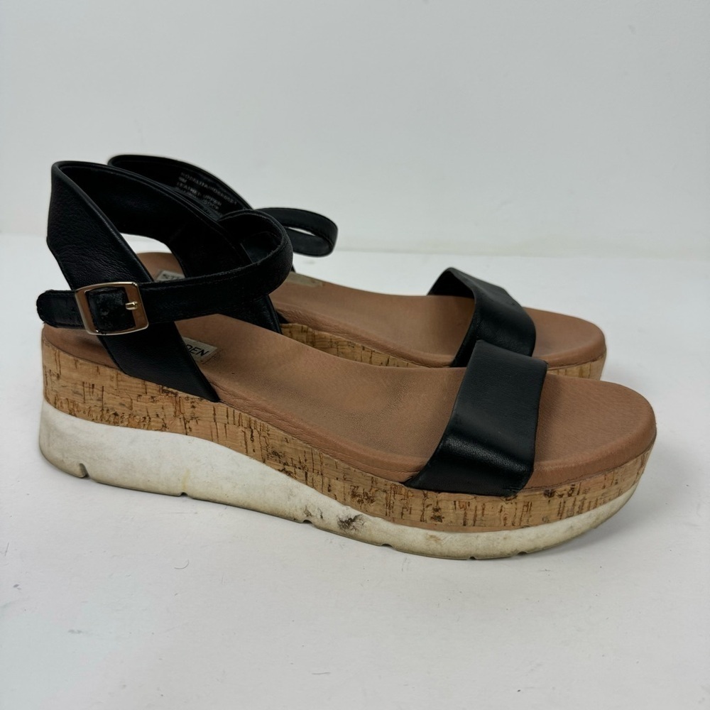 Steve Madden Roselita Black Platform Summer sandals neutral boho